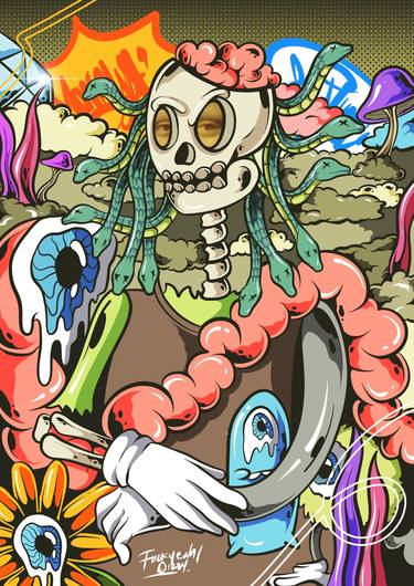 Print of Street Art Pop Culture/Celebrity Digital by fuckyeah dizzy