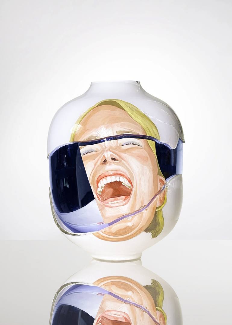 Original Contemporary Portrait Sculpture by Marieta Tedenacová