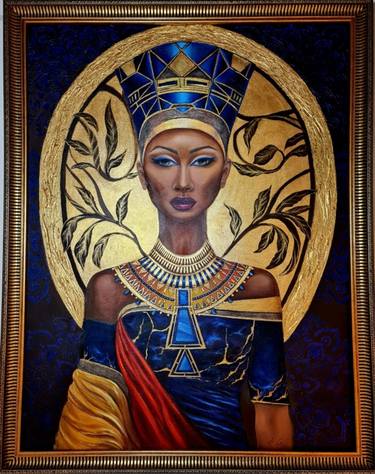 Nefertiti.Oil Painting thumb