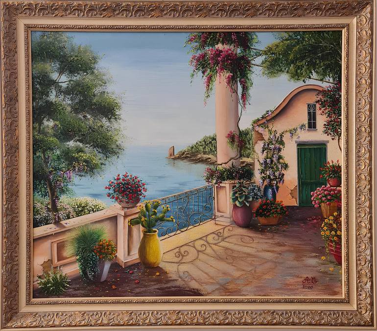 Original Landscape Painting by Greta Atlama
