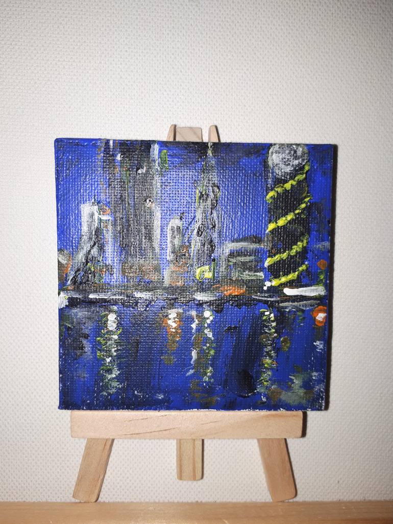 Print of Abstract Expressionism Cities Paintings by Carina Sanchez