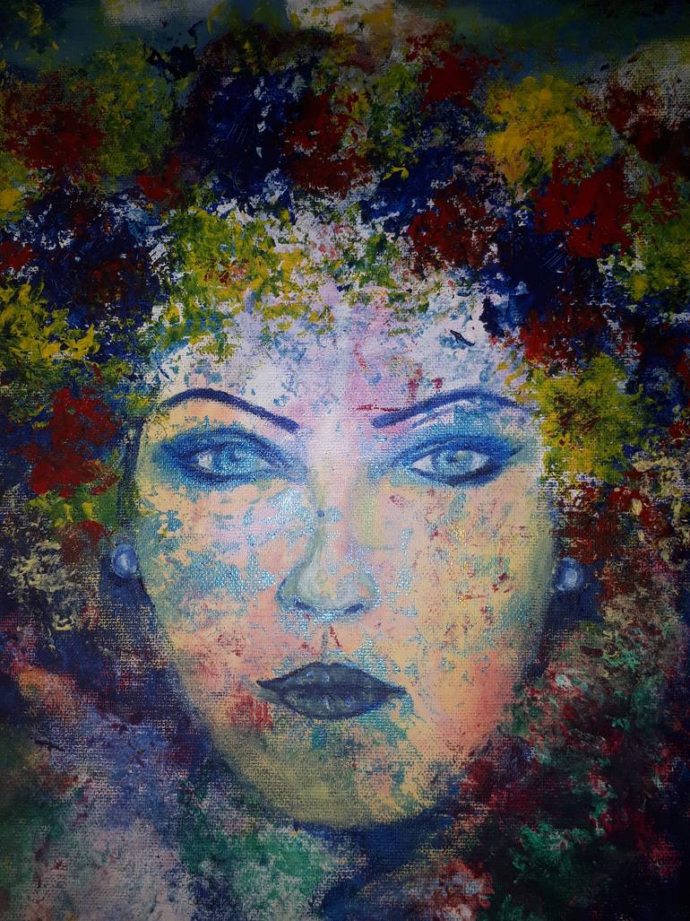 Original Abstract Expressionism Abstract Painting by Carina Sanchez