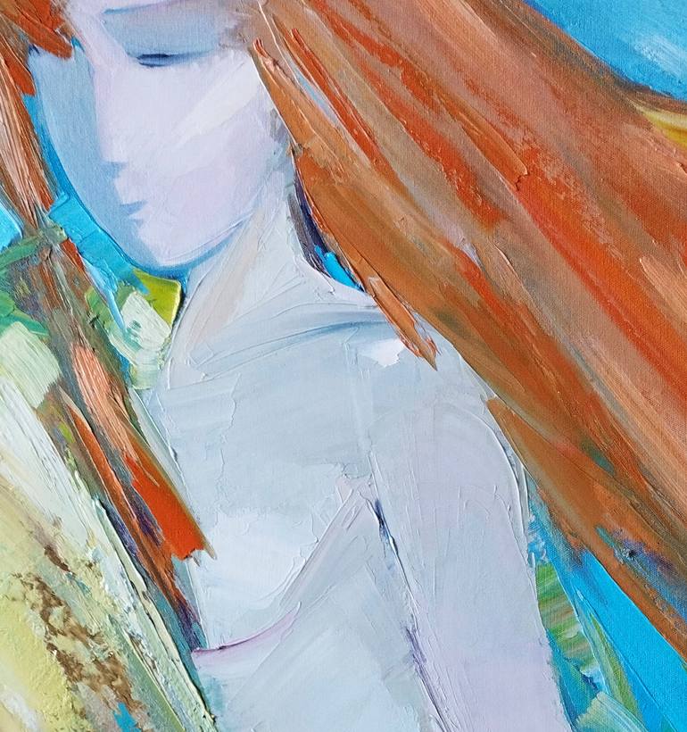 Original Art Deco Abstract Painting by Natalia Onikienko