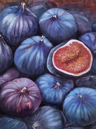 Original Impressionism Food & Drink Paintings by Elena Sokolova Azyazova