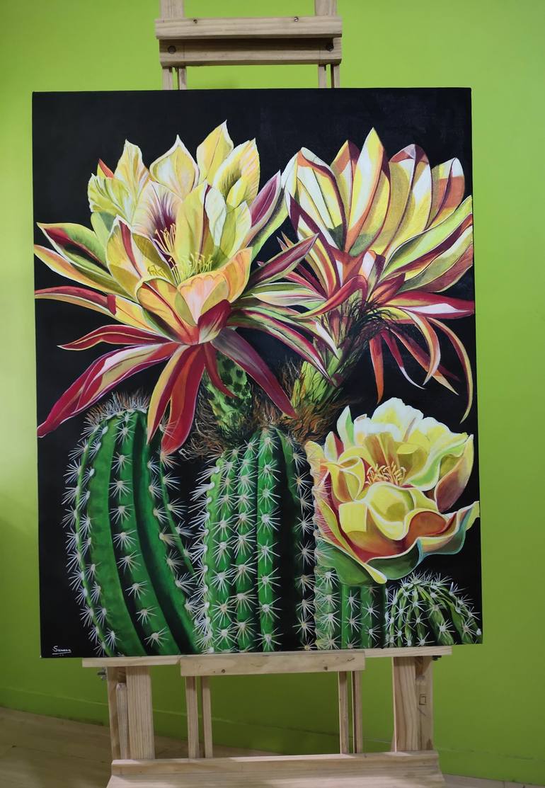 Original Contemporary Botanic Painting by Sumana Burman