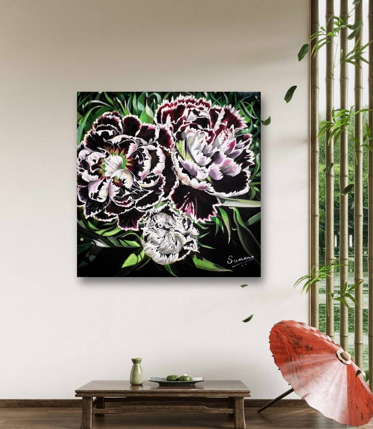 Original Contemporary Botanic Painting by Sumana Burman