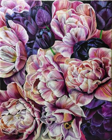 Original Contemporary Botanic Paintings by Sumana Burman