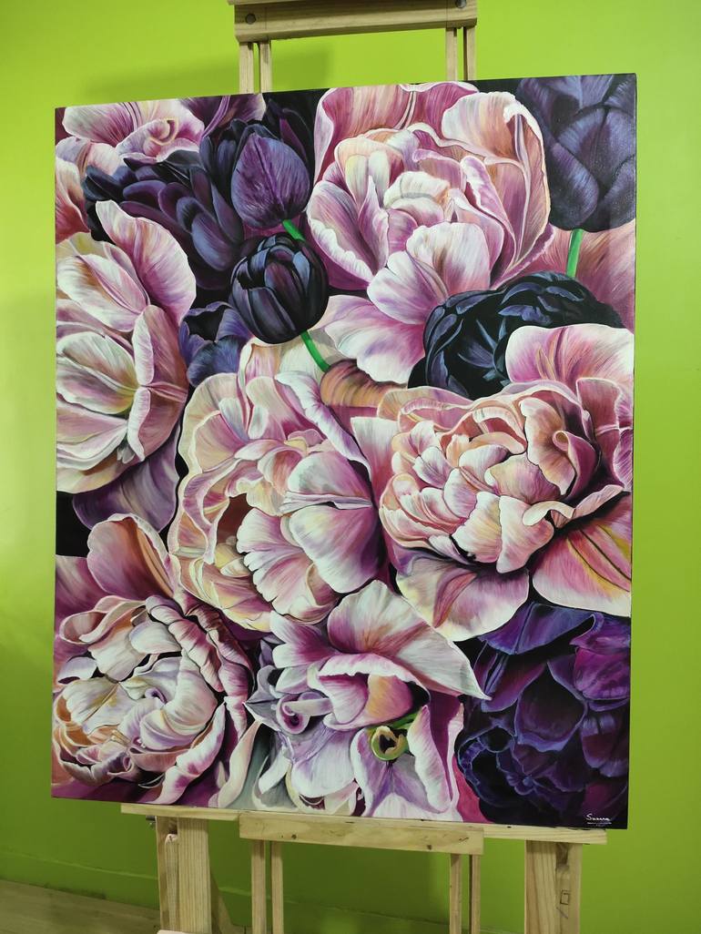 Original Contemporary Botanic Painting by Sumana Burman