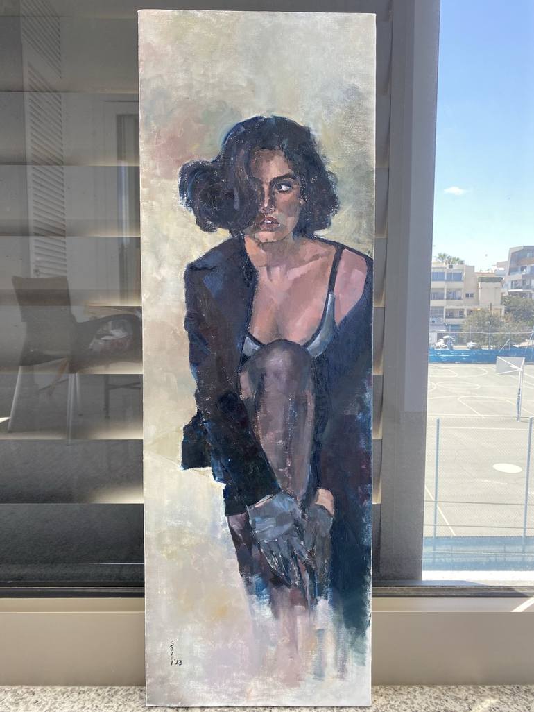 Original Contemporary People Painting by Sevil Alieva