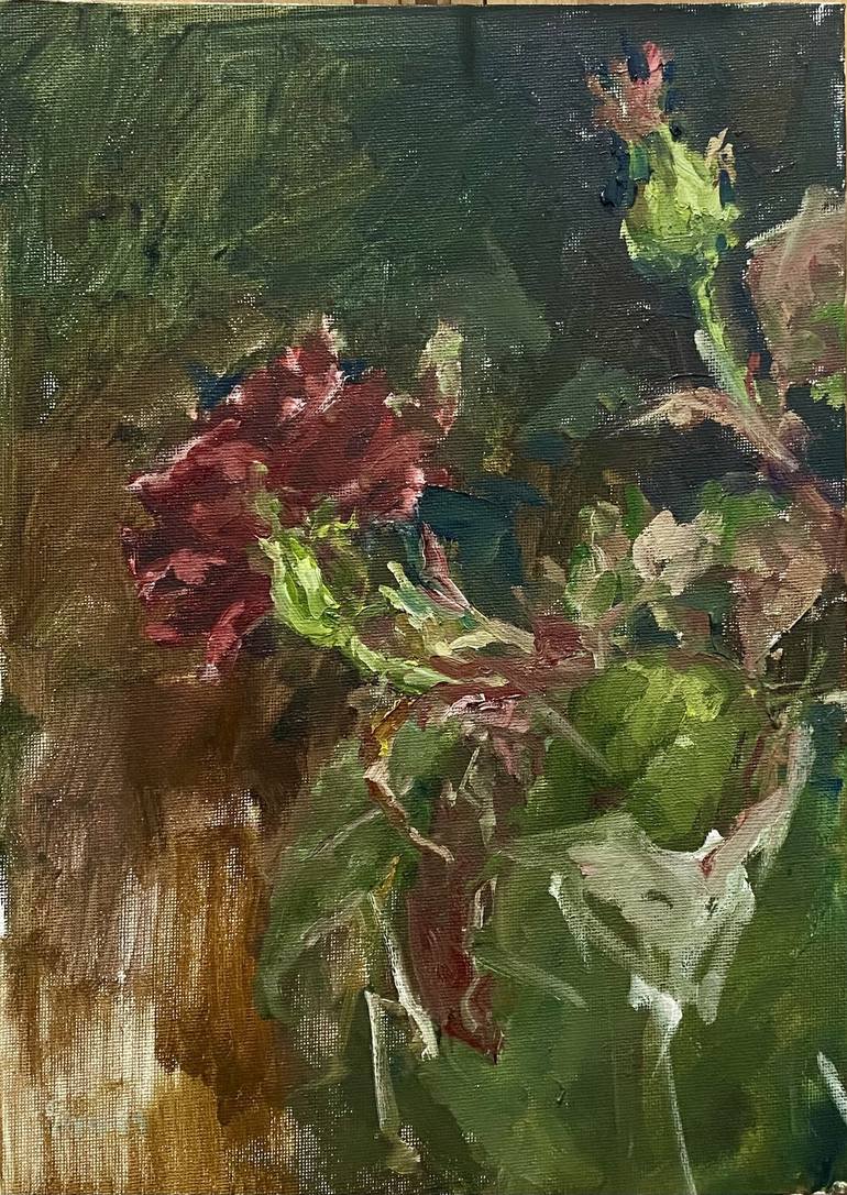 Original Impressionism Floral Paintings by Sevil Alieva