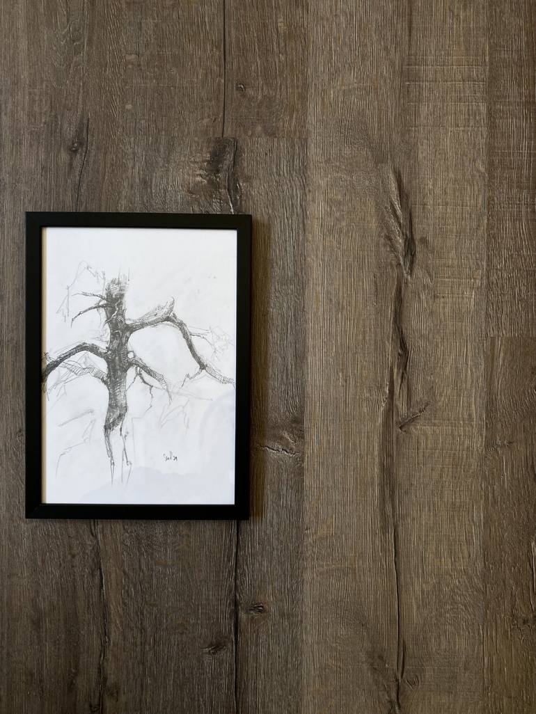 Original Graphics And Animation Botanic Drawing by Sevil Alieva
