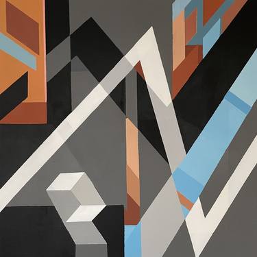 Original Abstract Geometric Paintings by Michele Sherlock