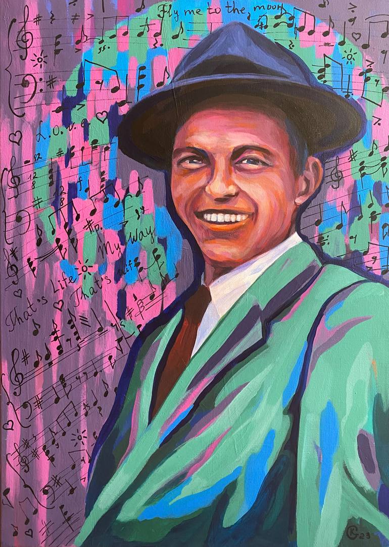 Original Pop Art Pop Culture/Celebrity Painting by Katerina Grancharova