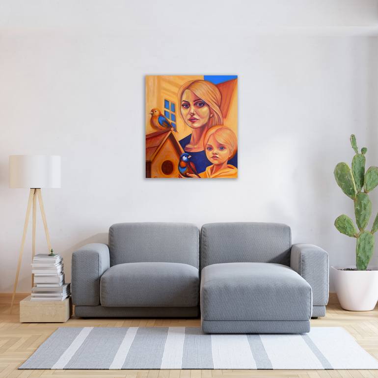 Original Contemporary People Painting by Katerina Grancharova