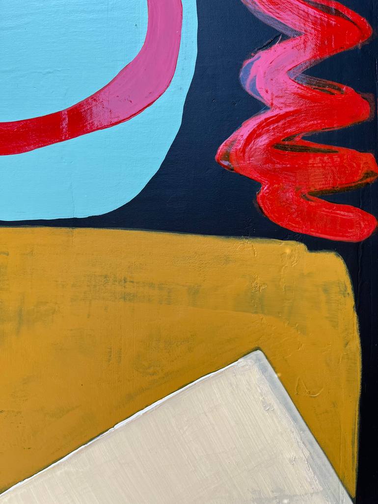 Original Abstract Expressionism Abstract Painting by Jane Jenevieve