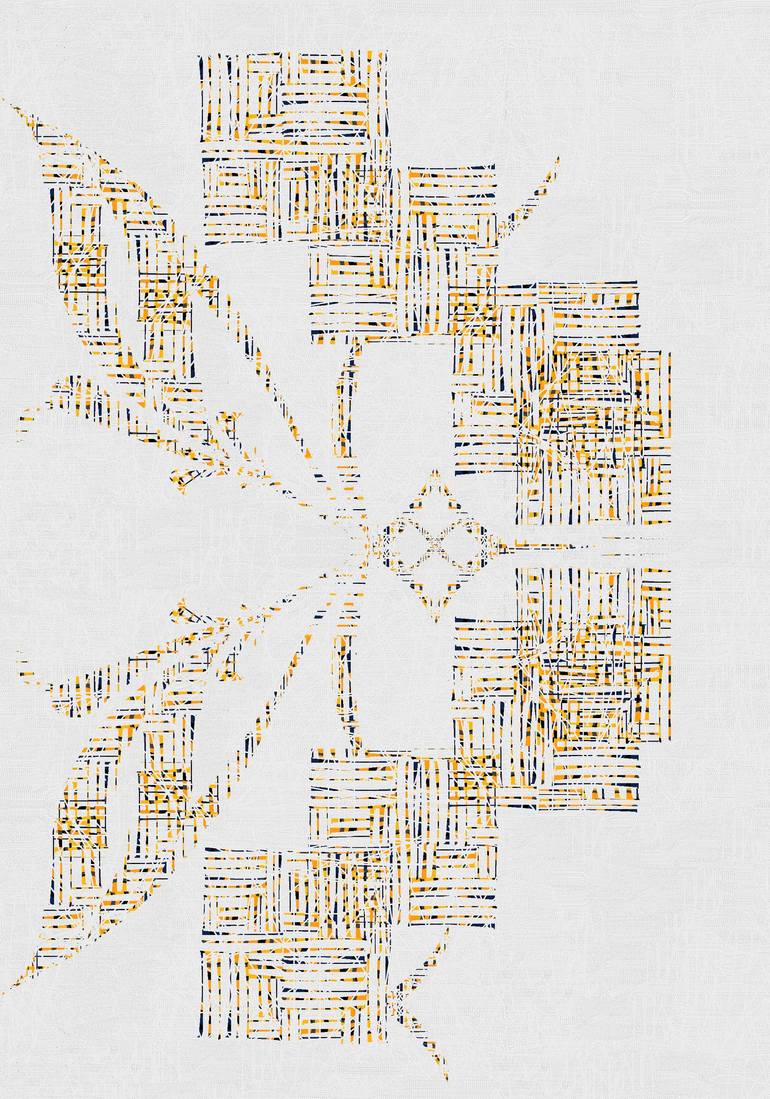 Original Abstract Digital by Bill Zielinski | Abstract Art on Canvas | It's Just Lines, Colors and Shapes!