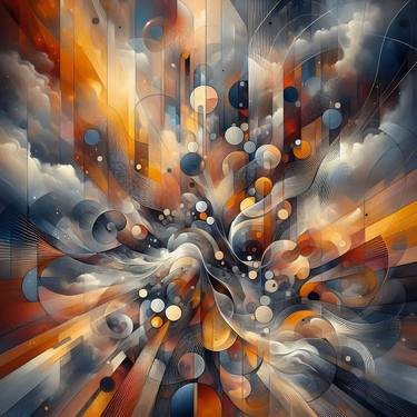 Original Abstract Expressionism Abstract Digital by Emanuele Peghetti