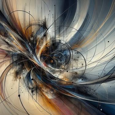 Original Abstract Expressionism Abstract Digital by Emanuele Peghetti