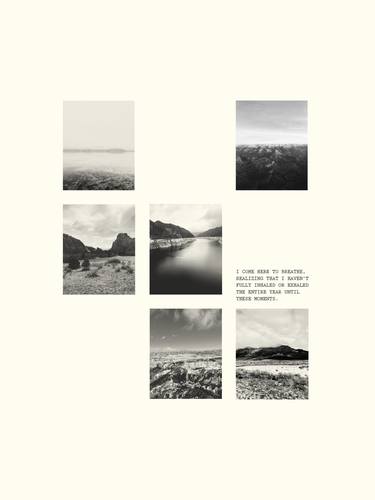 Original Black & White Time Collage by Carrie Lipscomb