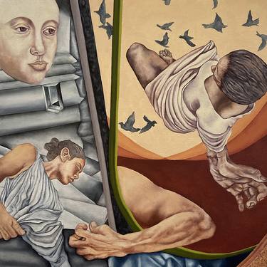 Original Surrealism Women Paintings by Barbara Simcoe