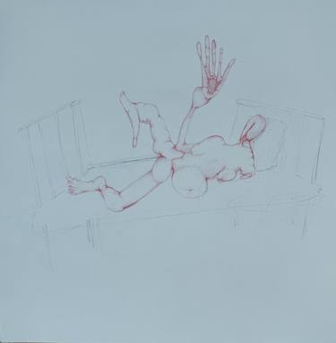 Original Contemporary Body Drawings by Anano Chkhetiani