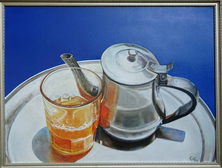 Original Realism Food & Drink Painting by Gerty Vos