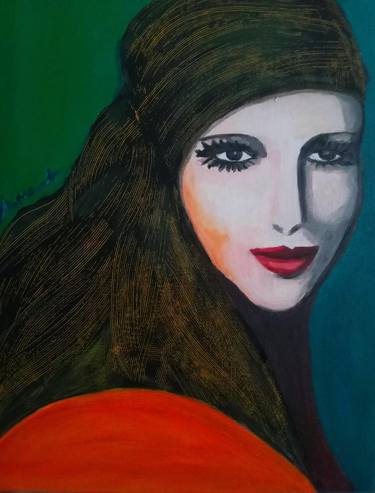 Original Expressionism Women Paintings by Inés Alvarado