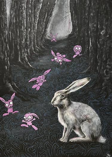 Print of Pop Art Animal Paintings by Karen Vogel