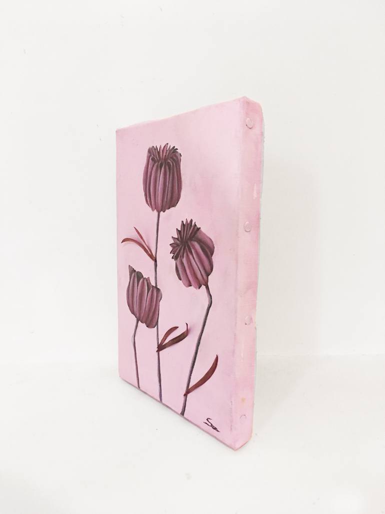 Original Surrealism Botanic Painting by Saachi Yashiro