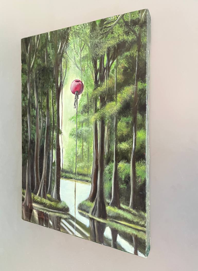Original Surrealism Nature Painting by Saachi Yashiro