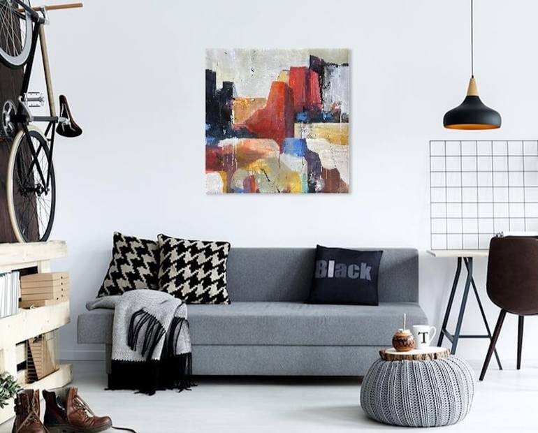 Original Contemporary Abstract Painting by Miga Rossetti