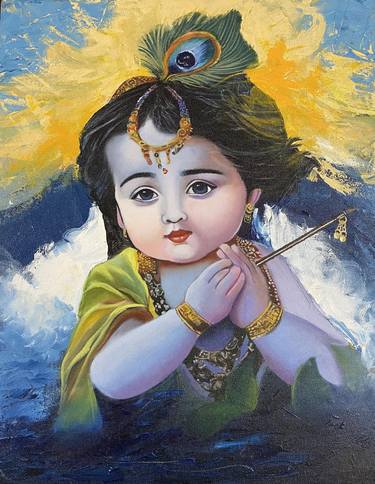 Original Fine Art Religious Paintings by Geetansh Rathi