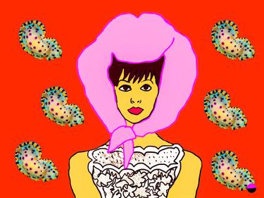 Print of Pop Art Fashion Digital by Chicken Rooster