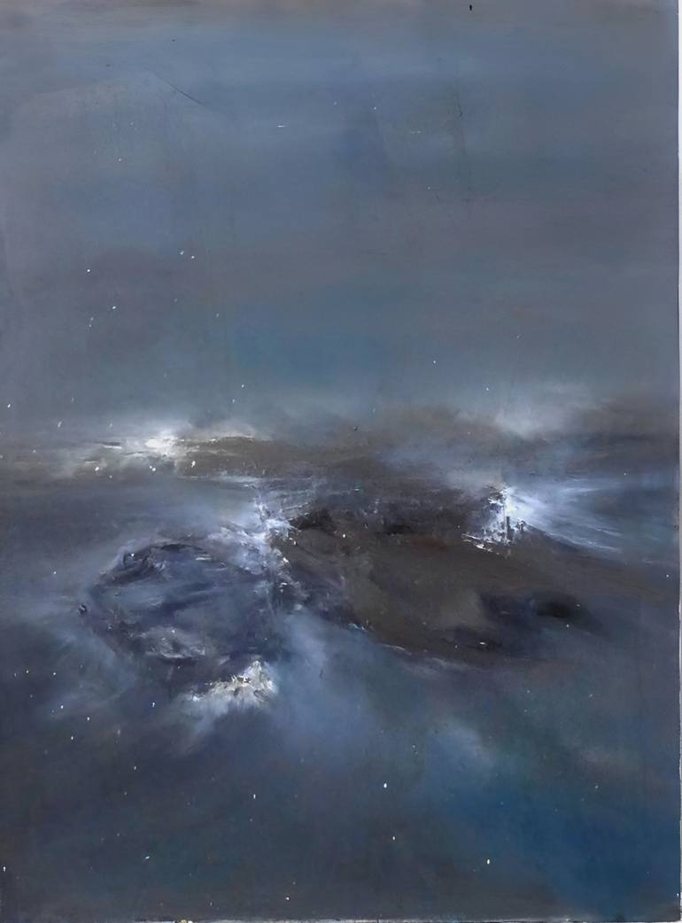 Original Modernism Landscape Paintings by Kunal Edwankar