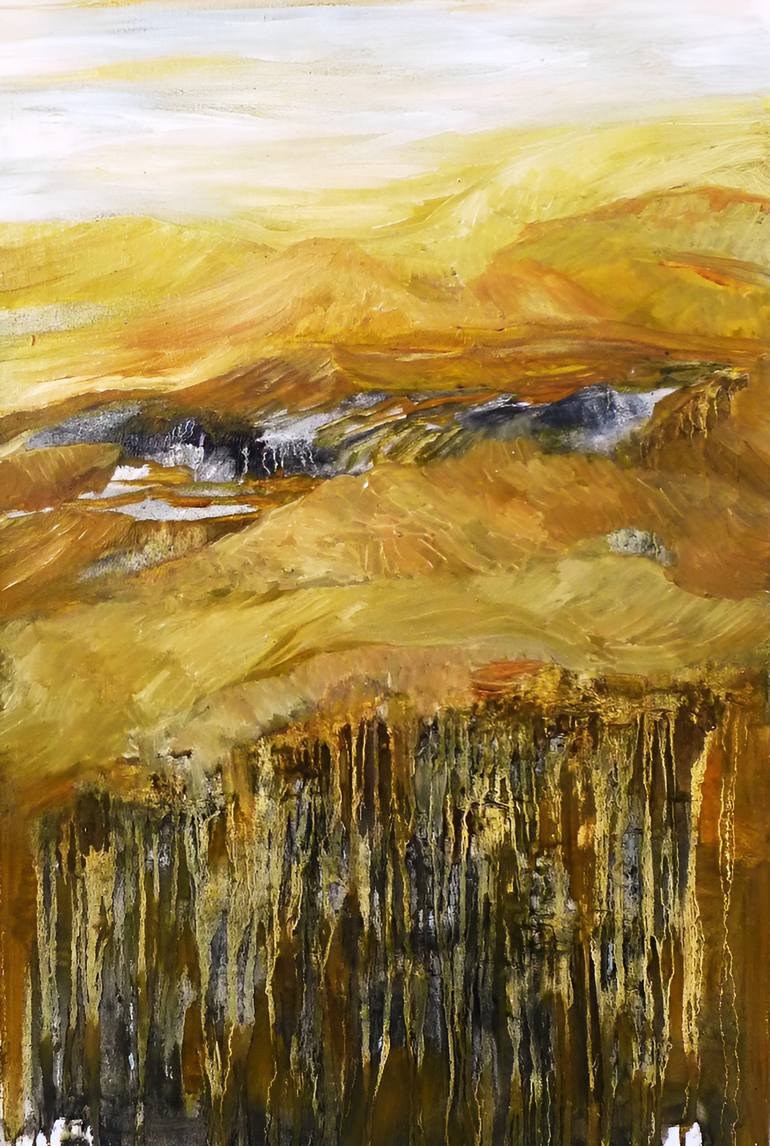 Original Modernism Landscape Paintings by Kunal Edwankar