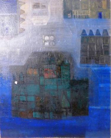 Original Modernism Travel Painting by KUNAL EDWANKAR