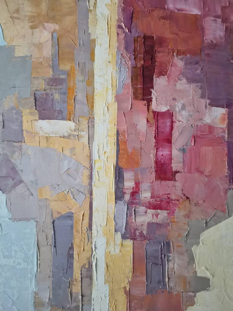 Original Abstract Expressionism Architecture Painting by Tomàs Sunyol