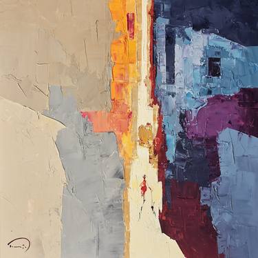 Original Abstract Expressionism Architecture Paintings by Tomàs Sunyol