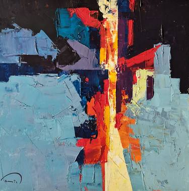 Original Abstract Expressionism Architecture Paintings by Tomàs Sunyol