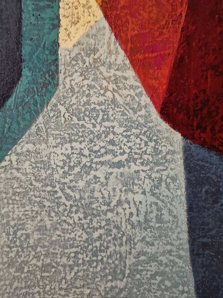 Original Abstract Expressionism Outer Space Painting by Tomàs Sunyol