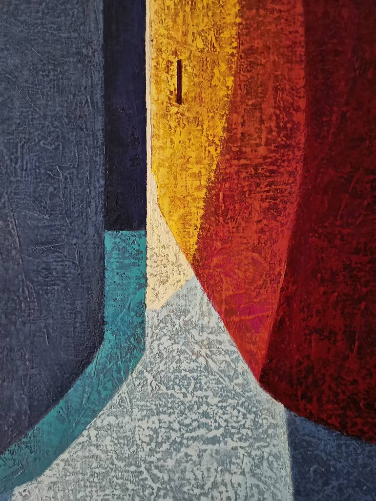 Original Abstract Expressionism Outer Space Painting by Tomàs Sunyol