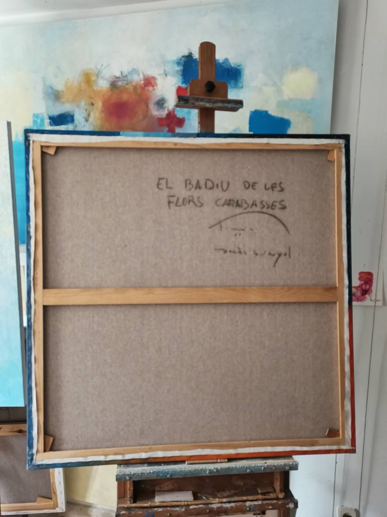 Original Abstract Expressionism Architecture Painting by Tomàs Sunyol