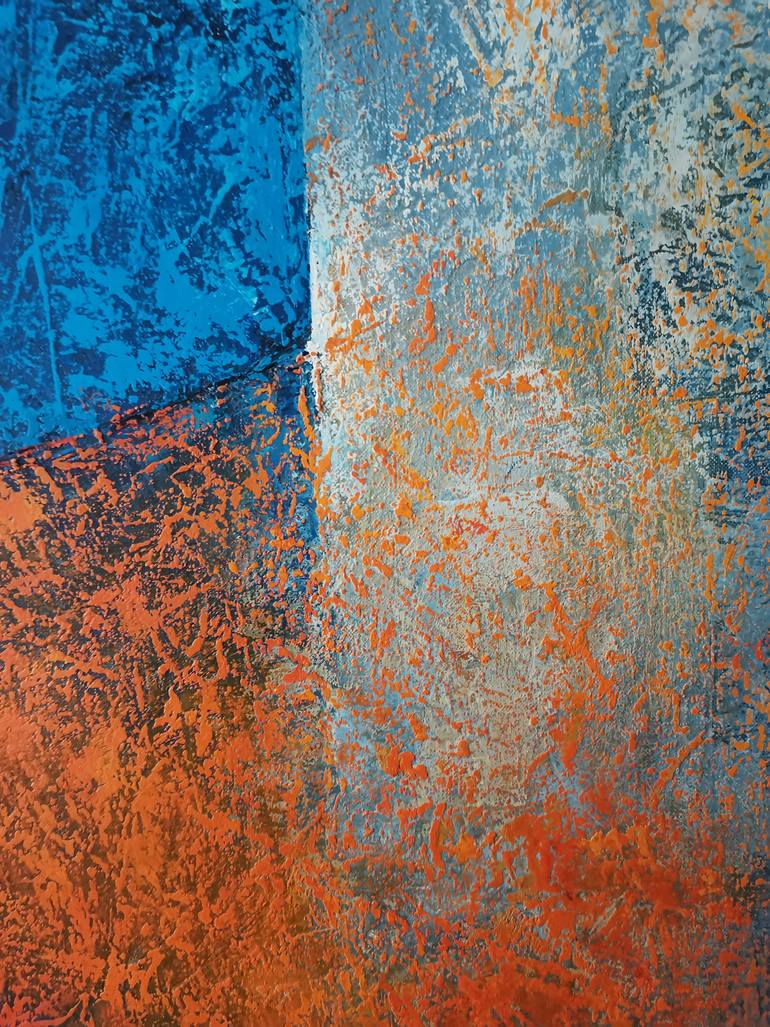 Original Abstract Expressionism Architecture Painting by Tomàs Sunyol