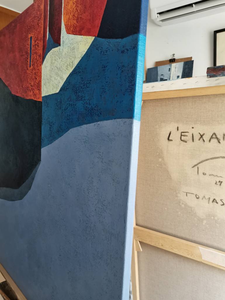 Original Abstract Expressionism Architecture Painting by Tomàs Sunyol