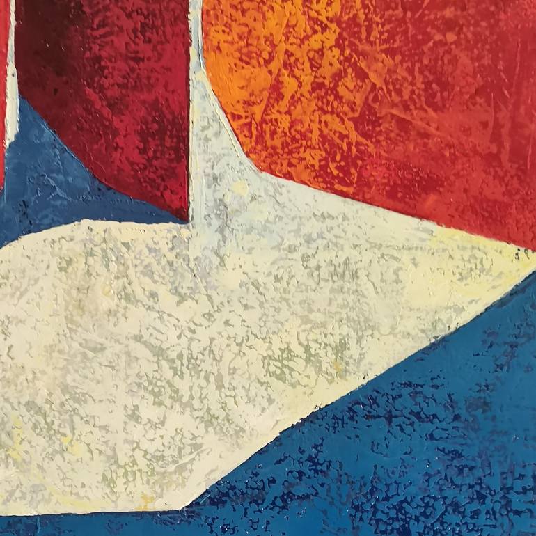 Original Abstract Expressionism Architecture Painting by Tomàs Sunyol