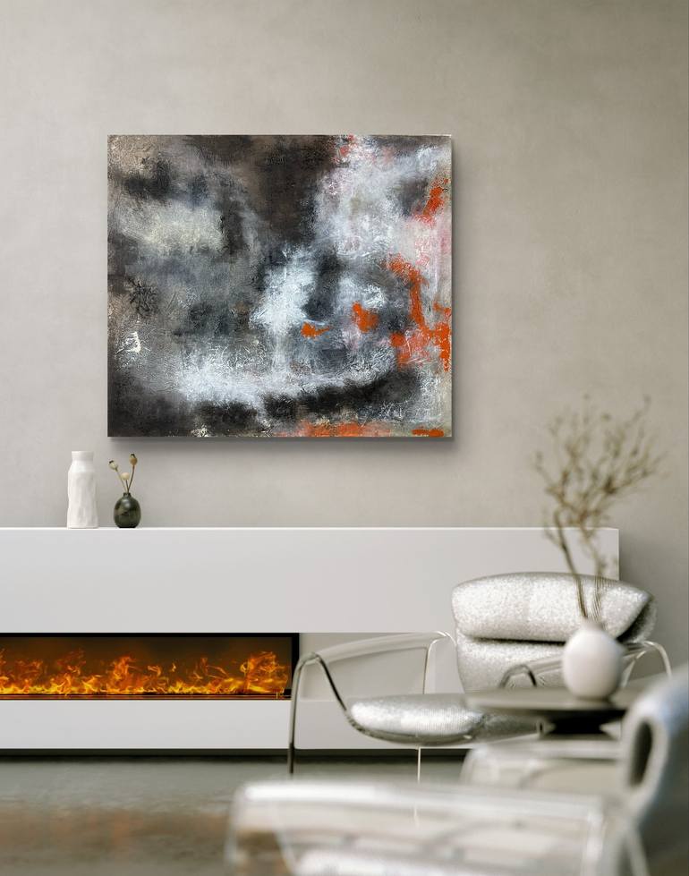 Original Contemporary Abstract Painting by Denis Fluierar