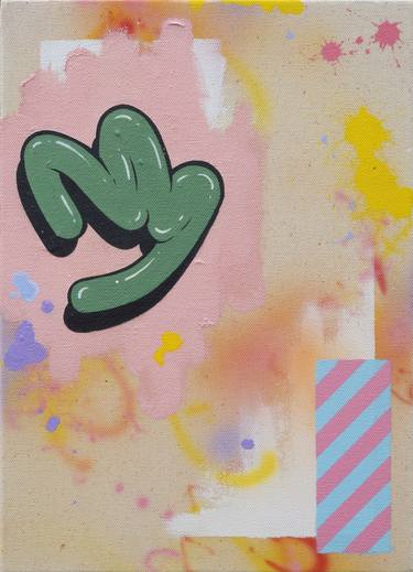 Original Geometric Abstract Paintings by James Tebbutt