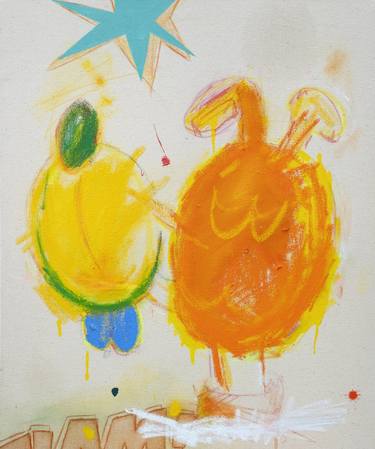 Original Expressionism Animal Painting by James Tebbutt