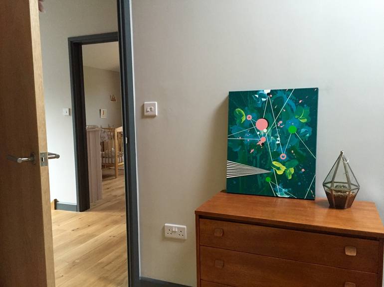 Original Abstract Painting by James Tebbutt