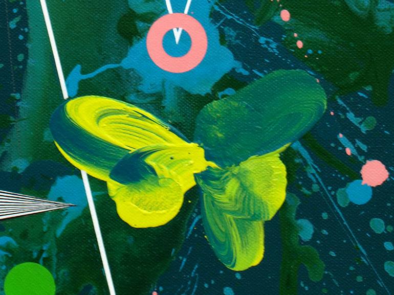 Original Abstract Expressionism Abstract Painting by James Tebbutt